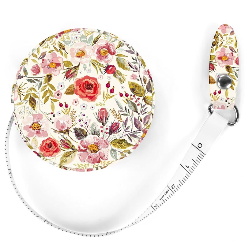 Gerkia Sewing Tape Measure，Colour Printed Small Retractable Soft Measuring Tape for Tailor Cloth Fabric Body Measurements. - Image 1